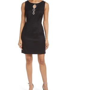 Embellished Sleeveless Sheath Dress, NWOT!!  sz16